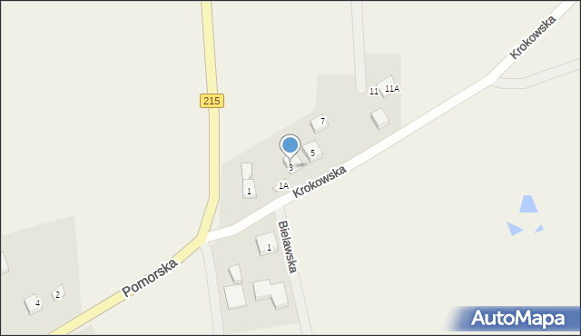 Karwia, Krokowska, 3, mapa Karwia