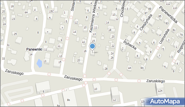 Katowice, Króla Kazimierza Wielkiego, 19, mapa Katowic