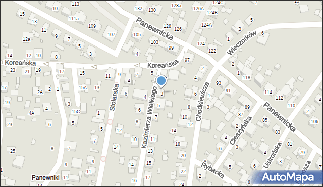 Katowice, Króla Kazimierza Wielkiego, 3, mapa Katowic