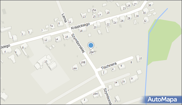 Kędzierzyn-Koźle, Krasickiego Ignacego, bp., 16A, mapa Kędzierzyna-Koźle