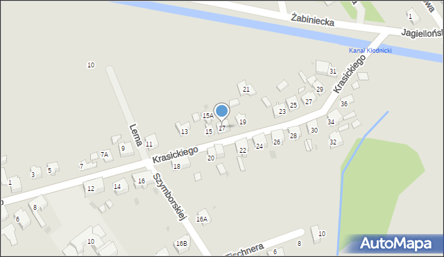 Kędzierzyn-Koźle, Krasickiego Ignacego, bp., 17, mapa Kędzierzyna-Koźle