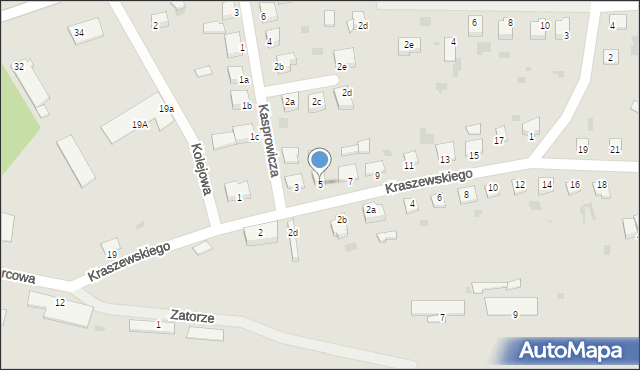 Kętrzyn, Kraszewskiego Józefa Ignacego, 5, mapa Kętrzyn