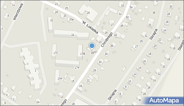 Kętrzyn, Króla Bolesława Chrobrego, 19, mapa Kętrzyn