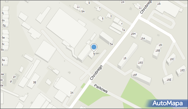 Kętrzyn, Króla Bolesława Chrobrego, 5, mapa Kętrzyn