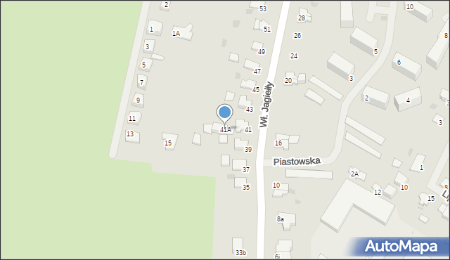 Kętrzyn, Króla Władysława Jagiełły, 41A, mapa Kętrzyn