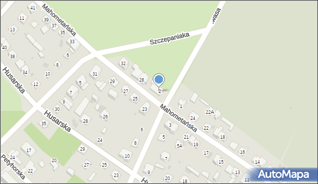 Kielce, Króla Jana III Sobieskiego, 2, mapa Kielc