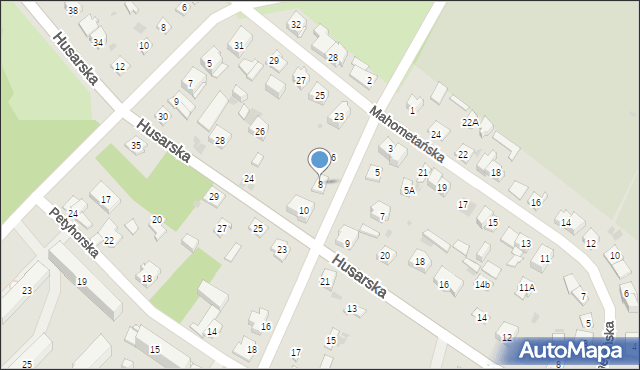 Kielce, Króla Jana III Sobieskiego, 8, mapa Kielc