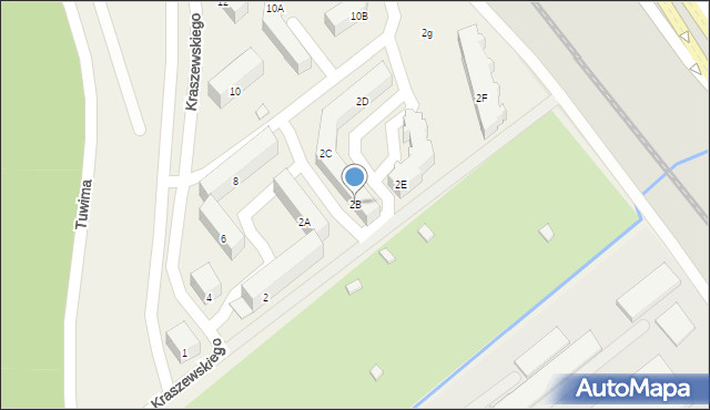 Kleosin, Kraszewskiego Józefa Ignacego, 2B, mapa Kleosin