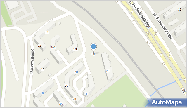 Kleosin, Kraszewskiego Józefa Ignacego, 2g, mapa Kleosin