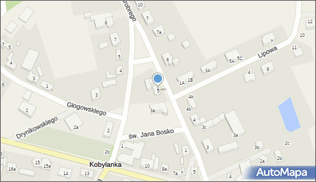 Kobylanka, Króla Bolesława Chrobrego, 5, mapa Kobylanka
