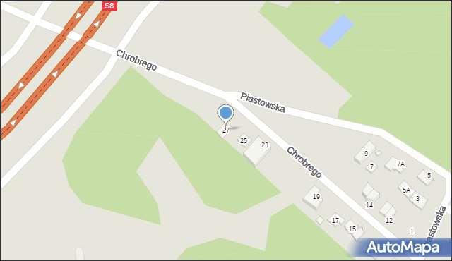 Kobyłka, Króla Bolesława Chrobrego, 27, mapa Kobyłka