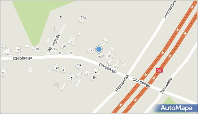 Kobyłka, Króla Bolesława Chrobrego, 28, mapa Kobyłka