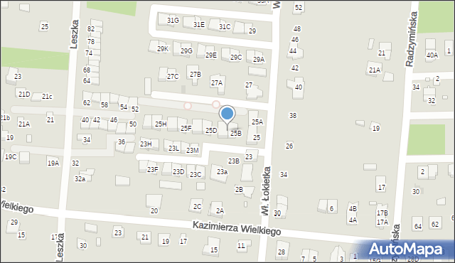 Kobyłka, Króla Władysława Łokietka, 25C, mapa Kobyłka