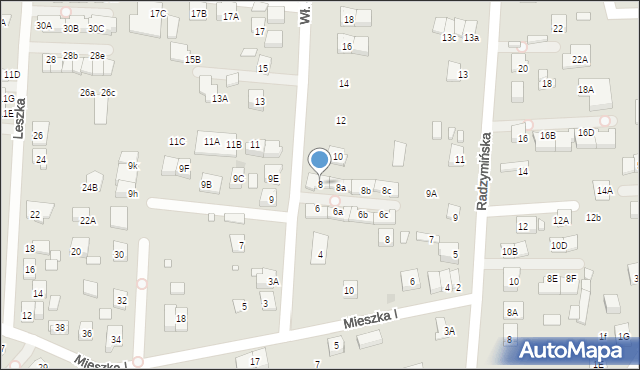 Kobyłka, Króla Władysława Łokietka, 8, mapa Kobyłka