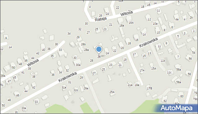 Kolbuszowa, Krakowska, 26, mapa Kolbuszowa