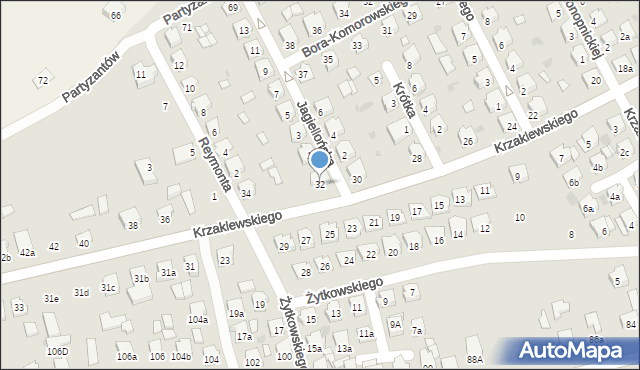 Kolbuszowa, Krzaklewskiego Stanisława, 32, mapa Kolbuszowa