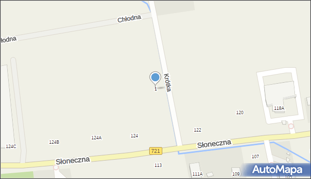 Kolonia Lesznowola, Krótka, 1, mapa Kolonia Lesznowola