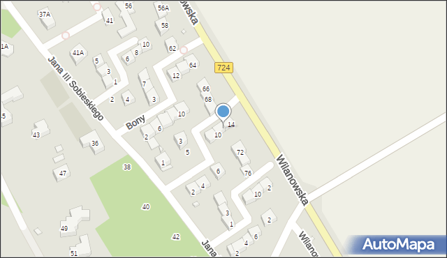 Konstancin-Jeziorna, Królowej Jadwigi, 12, mapa Konstancin-Jeziorna