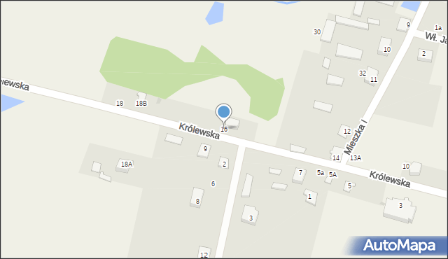 Kordowo, Królewska, 16, mapa Kordowo