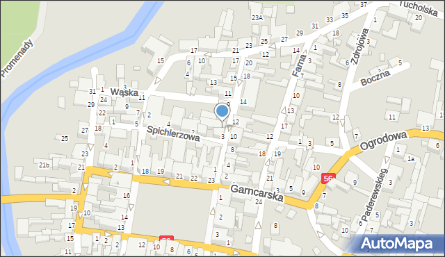 Koronowo, Króla Jana III Sobieskiego, 5, mapa Koronowo