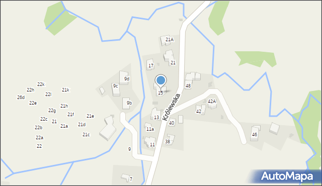 Kościelisko, Królewska, 15, mapa Kościelisko