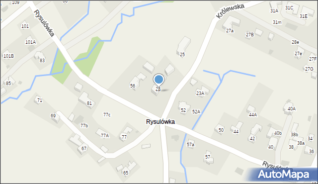 Kościelisko, Królewska, 23B, mapa Kościelisko