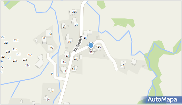 Kościelisko, Królewska, 42, mapa Kościelisko