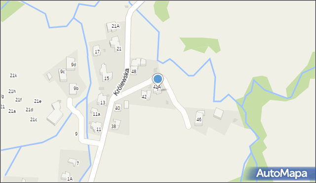 Kościelisko, Królewska, 44, mapa Kościelisko