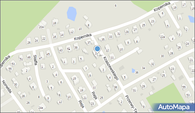 Kościerzyna, Kraszewskiego Józefa Ignacego, 2, mapa Kościerzyna