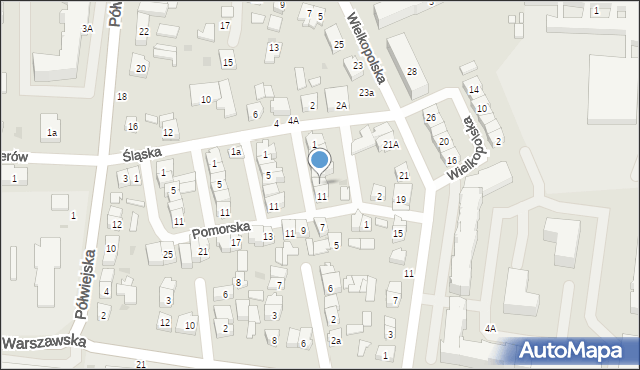 Kostrzyn, Krakowska, 9, mapa Kostrzyn