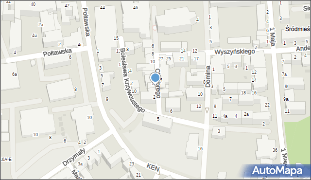 Koszalin, Króla Bolesława Chrobrego, 18, mapa Koszalina