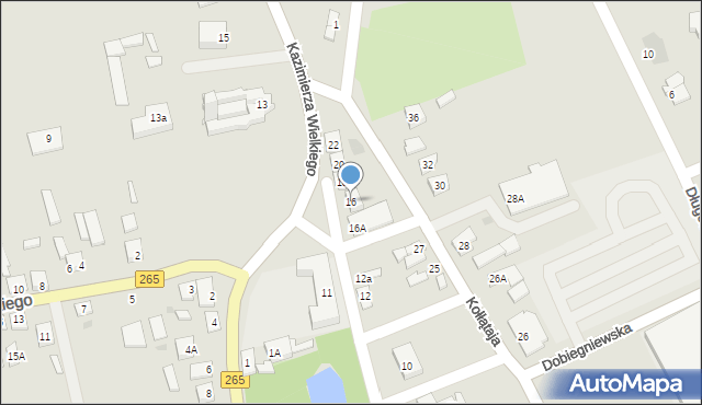 Kowal, Króla Kazimierza Wielkiego, 16, mapa Kowal