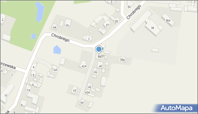 Kowalew, Króla Bolesława Chrobrego, 39, mapa Kowalew