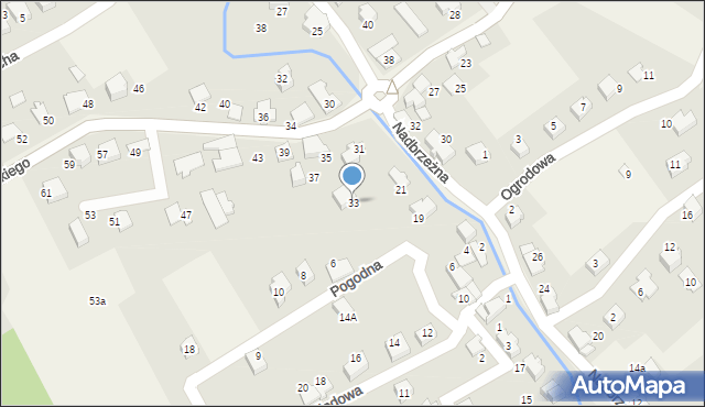 Kozy, Króla Jana III Sobieskiego, 33, mapa Kozy