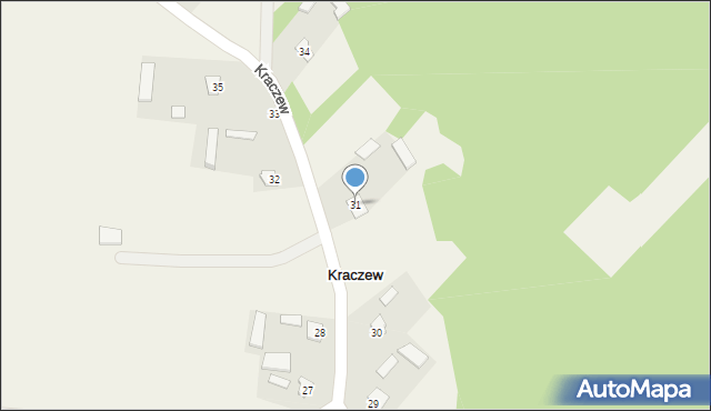 Kraczew, Kraczew, 31, mapa Kraczew