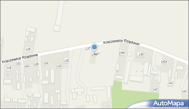 Kraczewice Prywatne, Kraczewice Prywatne, 138a, mapa Kraczewice Prywatne