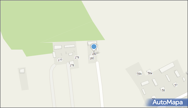 Kraczewice Prywatne, Kraczewice Prywatne, 181, mapa Kraczewice Prywatne
