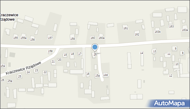Kraczewice Rządowe, Kraczewice Rządowe, 15, mapa Kraczewice Rządowe