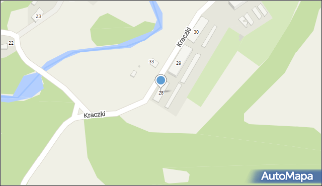 Kraczki, Kraczki, 28, mapa Kraczki