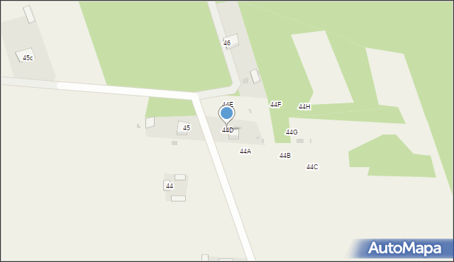 Kraczynki, Kraczynki, 44D, mapa Kraczynki