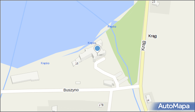 Krąg, Krąg, 16, mapa Krąg