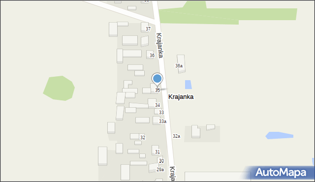 Krajanka, Krajanka, 35, mapa Krajanka