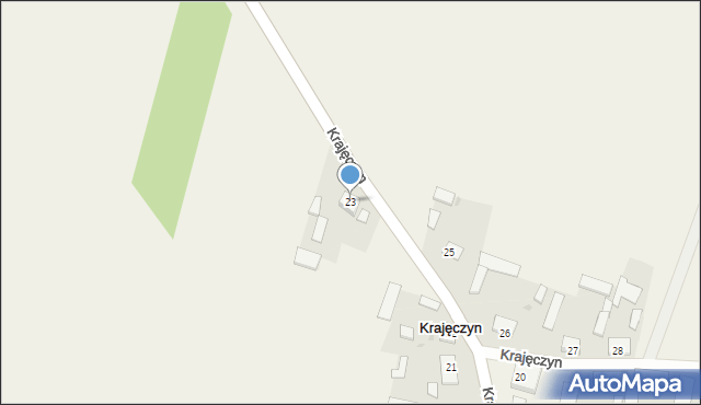 Krajęczyn, Krajęczyn, 23, mapa Krajęczyn