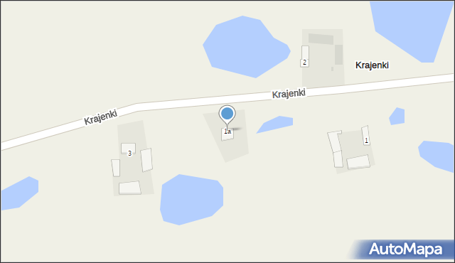 Krajenki, Krajenki, 1a, mapa Krajenki