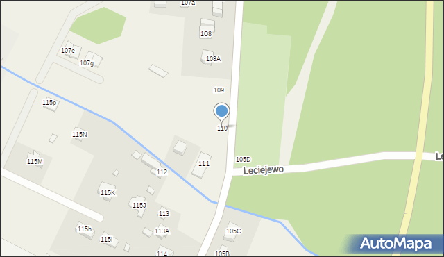 Krajewice, Krajewice, 110, mapa Krajewice