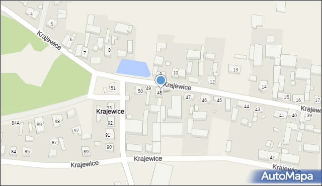 Krajewice, Krajewice, 48, mapa Krajewice