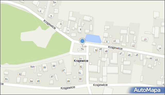 Krajewice, Krajewice, 94, mapa Krajewice