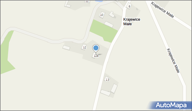 Krajewice Małe, Krajewice Małe, 12a, mapa Krajewice Małe