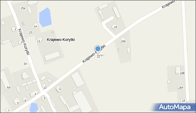 Krajewo-Korytki, Krajewo-Korytki, 12, mapa Krajewo-Korytki