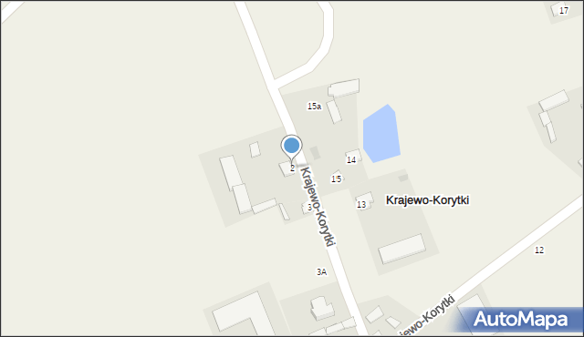 Krajewo-Korytki, Krajewo-Korytki, 2, mapa Krajewo-Korytki